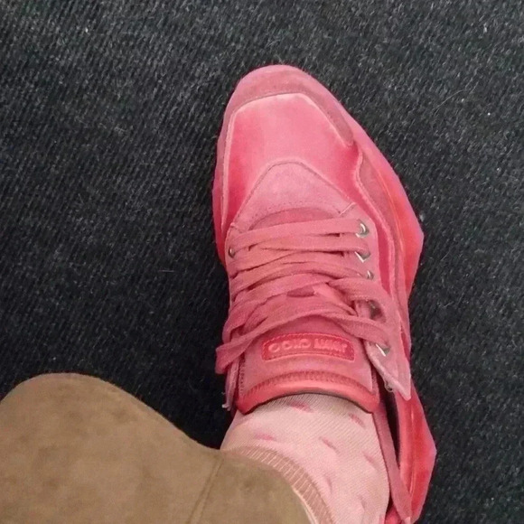 SALE Jimmy Choo Diamond Chunky Sole Sneakers sz 40.5 US 10 25.5 cm - Picture 9 of 10